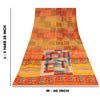 Sanskriti Vintage Sarees Multi Pure Crepe Silk Printed Sari 5+yd Craft Sustainable Fabric
