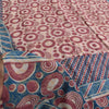 Sanskriti Vintage Sarees Indian Pink Pure Crepe Printed Sari 5+yd Craft Sustainable Fabric