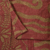 Sanskriti Vintage Sarees Dusty Pink Pure Crepe Silk Print Sari 5+yd Craft Sustainable Fabric