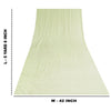 Sanskriti Vintage Sarees Pastel-Green Pure Crepe Solid Sari 5+yd Craft Sustainable Fabric