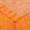 Sanskriti Vintage Sarees Pink & Orange Tie-Dye Pure Crepe Print Sari 5+yd Sustainable Fabric