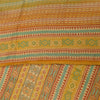 Sanskriti Vintage Sarees 100% Pure Crepe Silk Printed Sari 5+yd Craft Fabric