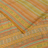 Sanskriti Vintage Sarees 100% Pure Crepe Silk Printed Sari 5+yd Craft Fabric