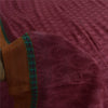 Sanskriti Vintage Sarees Purple Pure Crepe Silk Printed Sari 5+yd Craft Fabric