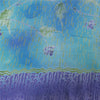 Sanskriti Vintage Sarees Blue-Purple Pure Crepe Abstract Print Sari 5+yd Fabric