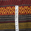Sanskriti Vintage Black Sarees Pure Crepe SilkAbstract Printed Sari 5.5YD Fabric