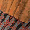 Sanskriti Vintage Soft Peach Pure Crepe Sari Block Kalamkari Printed Saree 5.5Yd