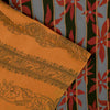 Sanskriti Vintage Soft Peach Pure Crepe Sari Block Kalamkari Printed Saree 5.5Yd