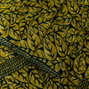 Sanskriti Vintage Soft Green 100% Pure Crepe Silk Sari Leaf Printed Saree 5.5Yd