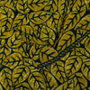 Sanskriti Vintage Soft Green 100% Pure Crepe Silk Sari Leaf Printed Saree 5.5Yd