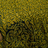 Sanskriti Vintage Soft Green 100% Pure Crepe Silk Sari Leaf Printed Saree 5.5Yd