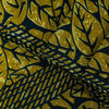 Sanskriti Vintage Soft Green 100% Pure Crepe Silk Sari Leaf Printed Saree 5.5Yd