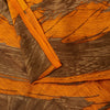 Sanskriti Vintage Yellow Soft Pure Crepe Sari Abstract Digital Print Saree 5.5Yd