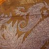 Sanskriti Vintage Yellow Soft Pure Crepe Sari Abstract Digital Print Saree 5.5Yd