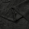 Sanskriti Vintage Black Pure Crepe Silk Sari Hand Embroidery Sequins Saree 5.5YD