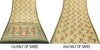 Sanskriti Vintage Beige Sari Soft 100%Pure Crepe Silk Floral Print Saree 5.5Yard