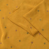 Sanskriti Vintage Soft Yellow Pure Crepe Silk Sari Embroidered Print Saree 5.5Yd