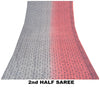 Sanskriti Vintage Blue-Pink Pure Crepe Silk Sari Hand Block Printed Saree 5.5Yd