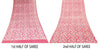 Sanskriti Vintage Pink Soft Pure Crepe Silk Sari Leaf Digital Print Saree 5.5Yd