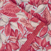 Sanskriti Vintage Pink Soft Pure Crepe Silk Sari Leaf Digital Print Saree 5.5Yd