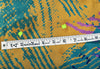 Sanskriti Vintage Saree Blue Pure Crepe Silk Abstract Printed Sari 5.5+Yd Fabric