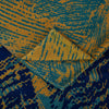 Sanskriti Vintage Saree Blue Pure Crepe Silk Abstract Printed Sari 5.5+Yd Fabric