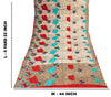 Sanskriti Vintage Saree Peach Pure Crepe Floral Digital Print Sari 5.5+Yd Fabric