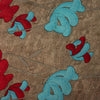 Sanskriti Vintage Saree Peach Pure Crepe Floral Digital Print Sari 5.5+Yd Fabric
