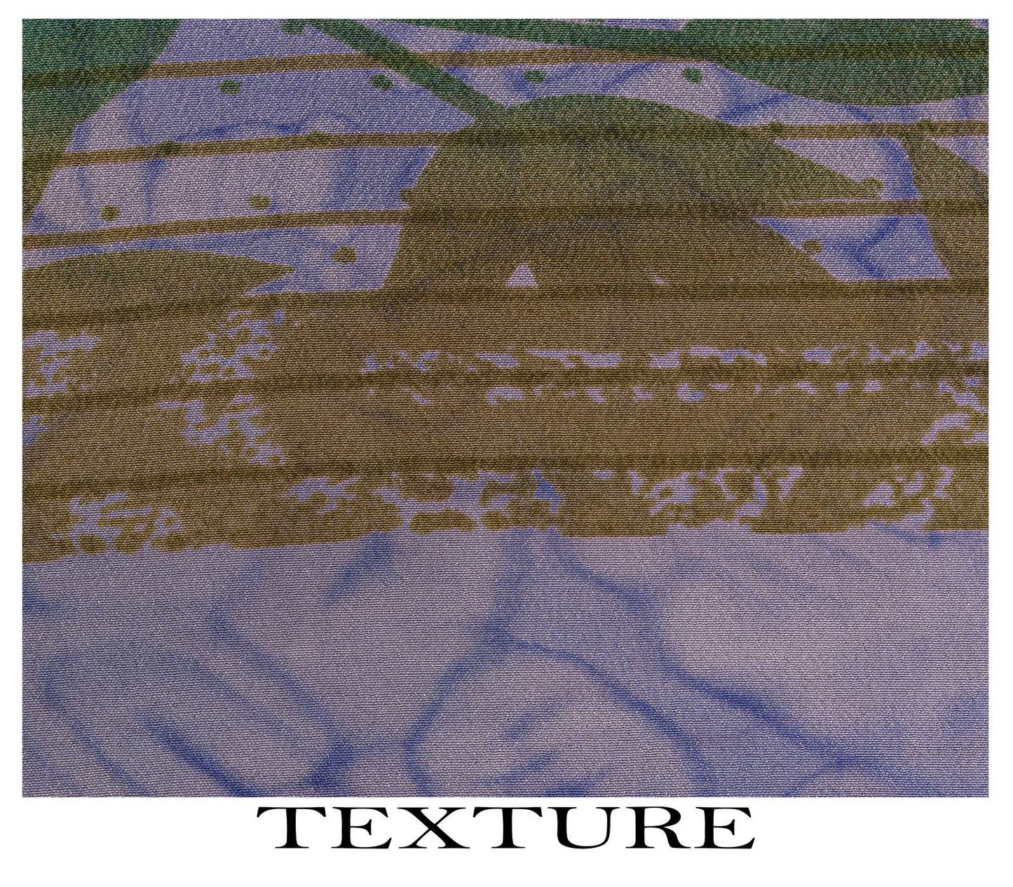Sanskriti Vintage Saree Blue Pure Crepe Floral Printed Sari 5.5+Yd Craft Fabric
