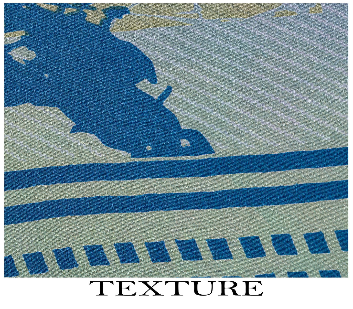 Sanskriti Vintage Saree Blue Pure Crepe Floral Printed Sari 5.5+Yd Craft Fabric