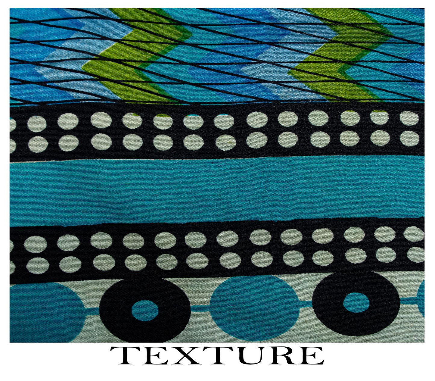 Sanskriti Vintage Saree Blue Pure Crepe Geometric Print Sari 5.5+Yd Craft Fabric