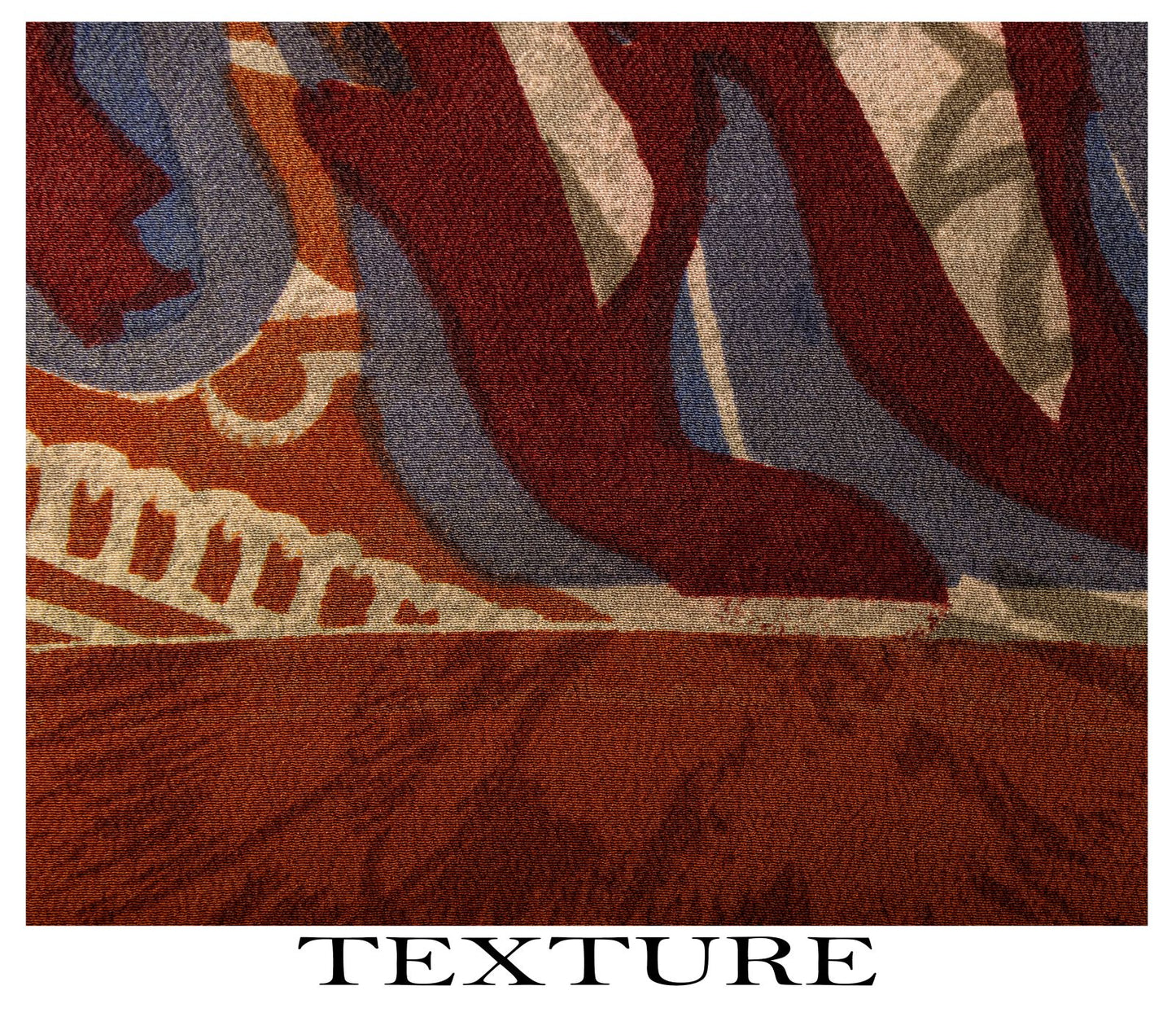 Sanskriti Vintage Saree Cream-Orange Pure Crepe Paisley Print Sari 5.5+Yd Fabric