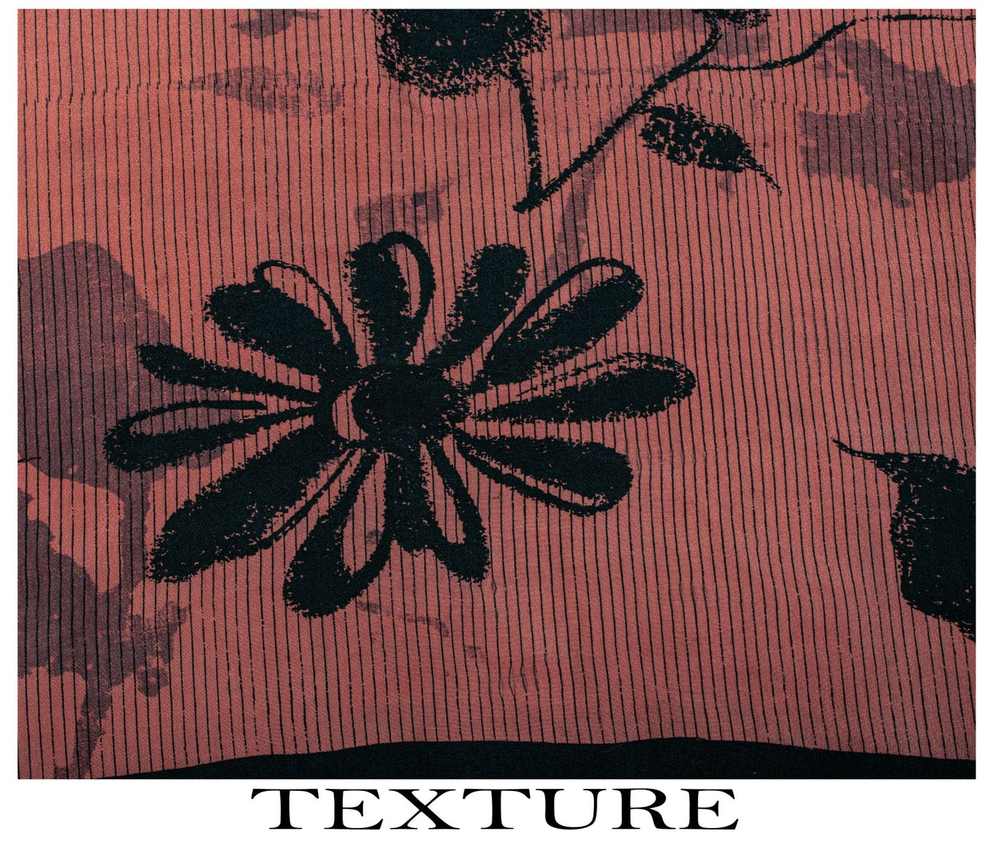 Sanskriti Vintage Saree Brown Pure Crepe Floral Print Sari 5.5+Yard Craft Fabric