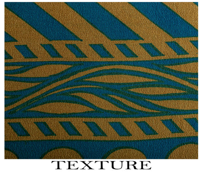 Sanskriti Vintage Saree YellowPure Crepe Abstract Print Sari 5Yard Craft Fabric