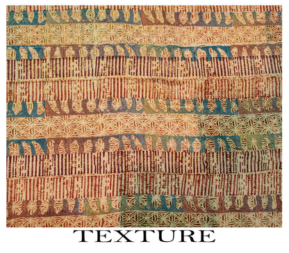 Sanskriti Vintage Saree Orange Pure Crepe Abstract Printed Sari 5.5+Yard Fabric