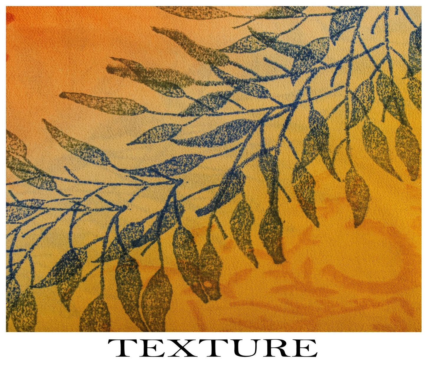 Sanskriti Vintage Saree Yellow Pure Crepe Silk Floral Print Sari 5.5+Yard Fabric