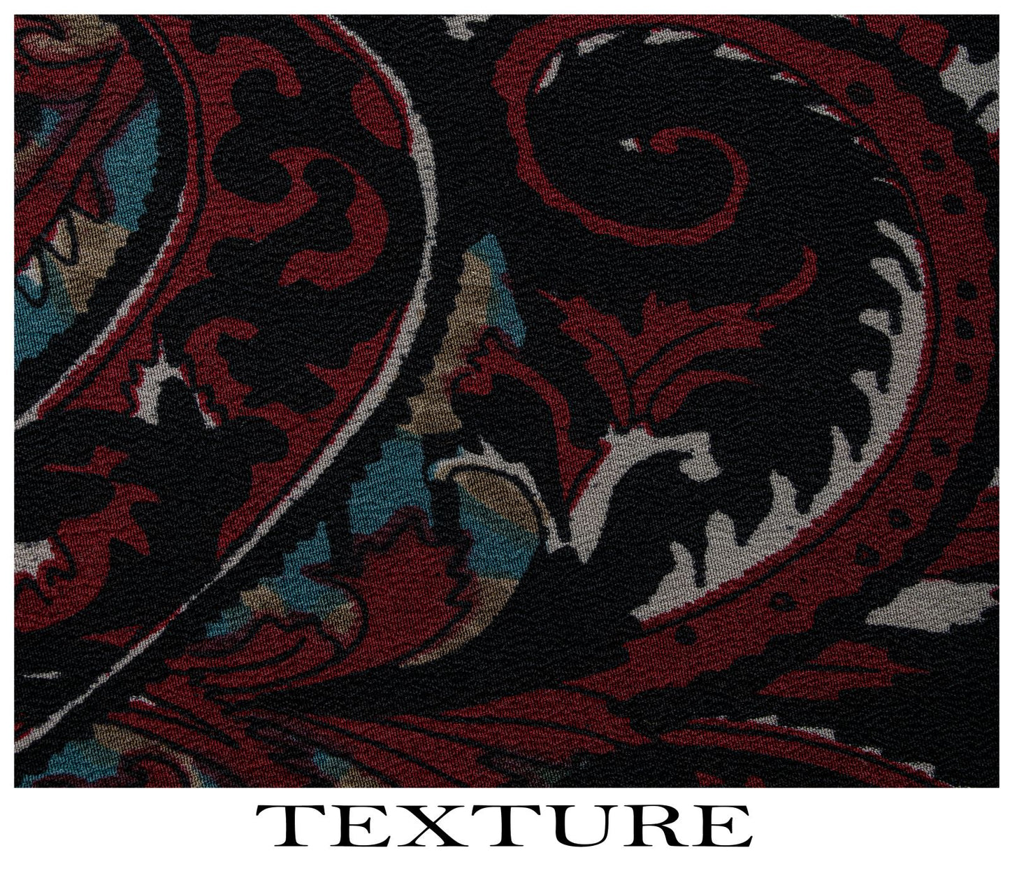 Sanskriti Vintage Saree Blue 100% Pure Crepe Paisley Print Sari 5.5+Yard Fabric