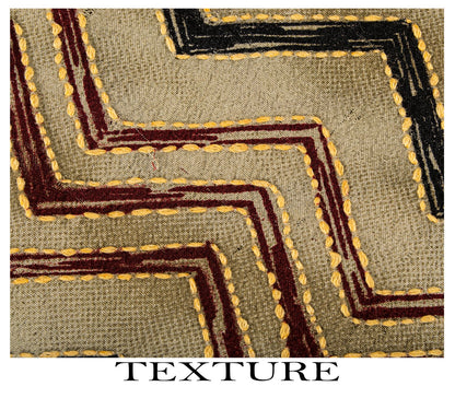 Sanskriti Vintage Saree Beige Pure Crepe Hand Embroidery Kantha Sari 6+Yd Fabric