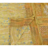 Sanskriti Vintage Indian Sarees Printed Pure Crepe Silk Sari Craft Soft Fabric