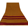Sanskriti Vintage Indian Printed Sarees 100% Pure Crepe Silk Craft Fabric Sari