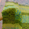 Sanskriti Vintage Purple Sarees Pure Georgette Silk Sari Printed Craft Sustainable Fabric