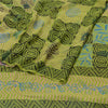 Sanskriti Vintage Purple Sarees Pure Georgette Silk Sari Printed Craft Sustainable Fabric