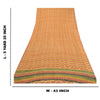 Sanskriti Vintage Saffron Pure Georgette Silk Sarees Printed Sari Craft Fabric