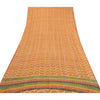 Sanskriti Vintage Saffron Pure Georgette Silk Sarees Printed Sari Craft Fabric
