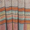 Sanskriti Vintage Multi Sarees Printed Pure Georgette Silk Sari 5yd Craft Sustainable Fabric