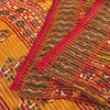 Sanskriti Vintage Red Indian Sarees Blend Georgette Sari Printed Woven Sustainable Fabric