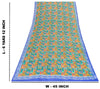 Sanskriti Vintage Multi Sarees Pure Georgette Silk Sari Printed 5yd Craft Sustainable Fabric