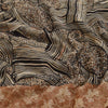 Sanskriti Vintage Black Sarees Pure Georgette Silk Printed Sari 5yd Craft Sustainable Fabric