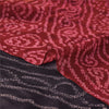 Sanskriti Vintage Black Sarees Pure Georgette Silk Printed Sari 5yd Craft Sustainable Fabric