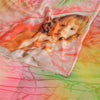 Sanskriti Vintage Sarees Multi Digital Printed Georgette Sari 5yd Craft Sustainable Fabric